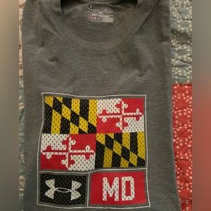 UA tshirt like new MD flag